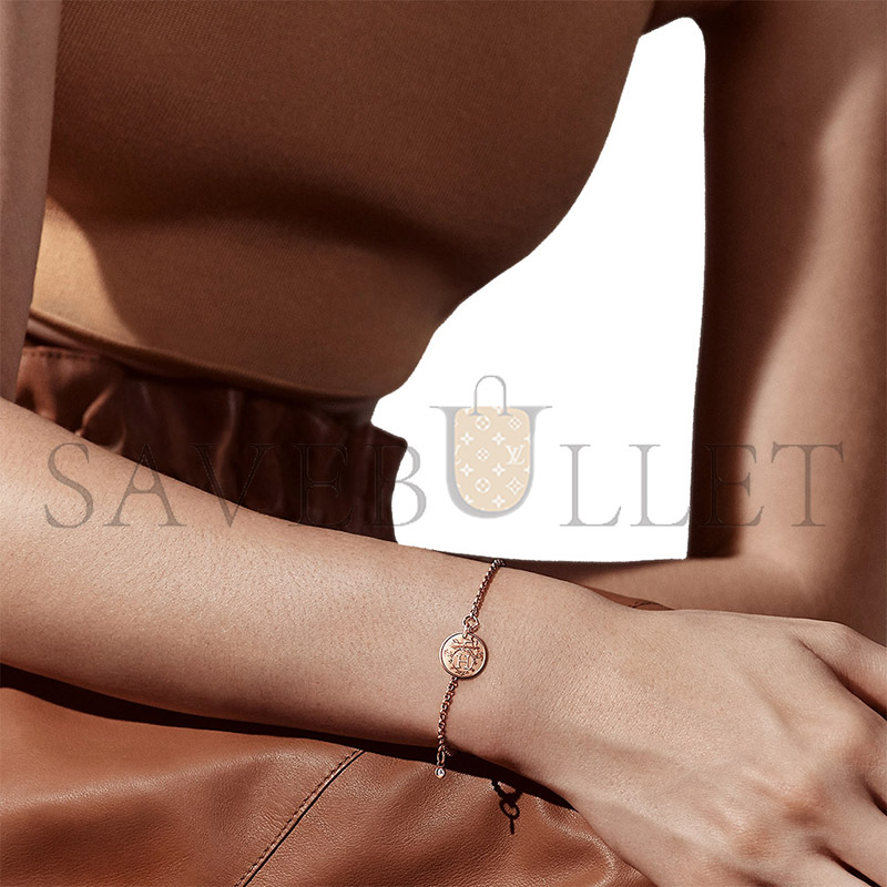 H**mes ex-libris bracelet, small model h120441b00sh